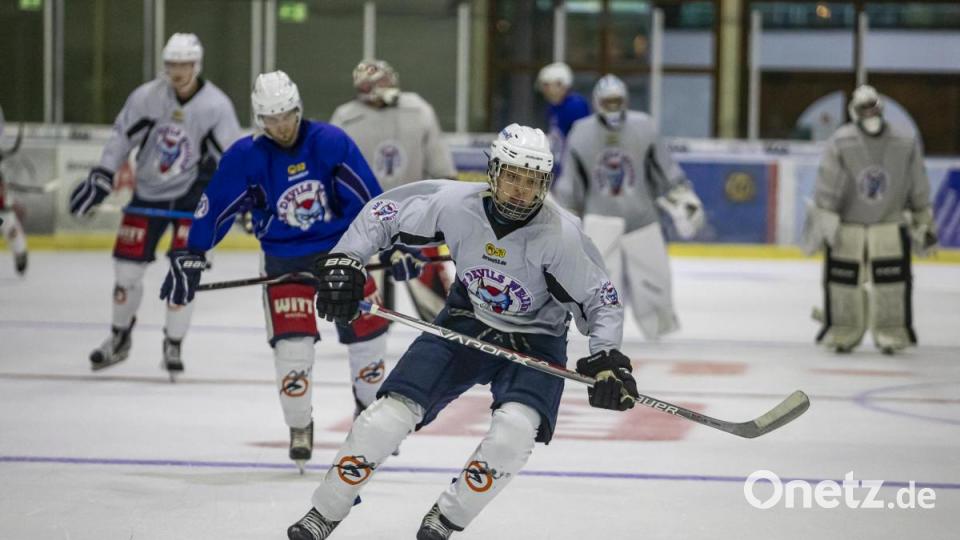 Beim öffentlichen Training präsentierten sich die Blue Devils ihren Fans. Bild: tow