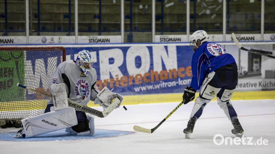 Beim öffentlichen Training präsentierten sich die Blue Devils ihren Fans. Bild: tow