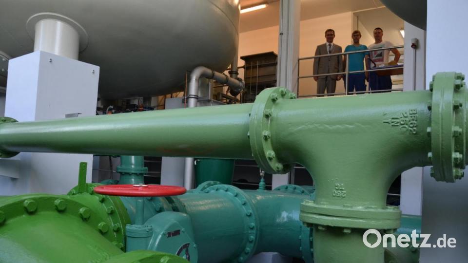 Im Wasserwerk Engelsdorf wird das Trinkwasser aus der Engelsdorfer Senke gesammelt und zu den Trinkwasserspeichern in der Stadt gepumpt. Bild: upl