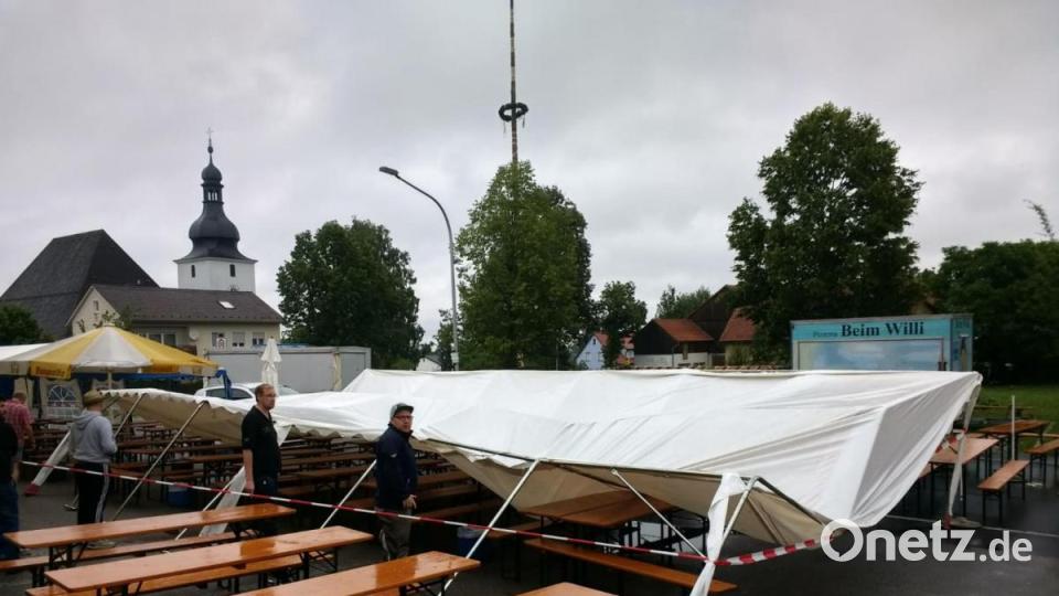 Sturmschäden in Hohenkemnath Bild: brü