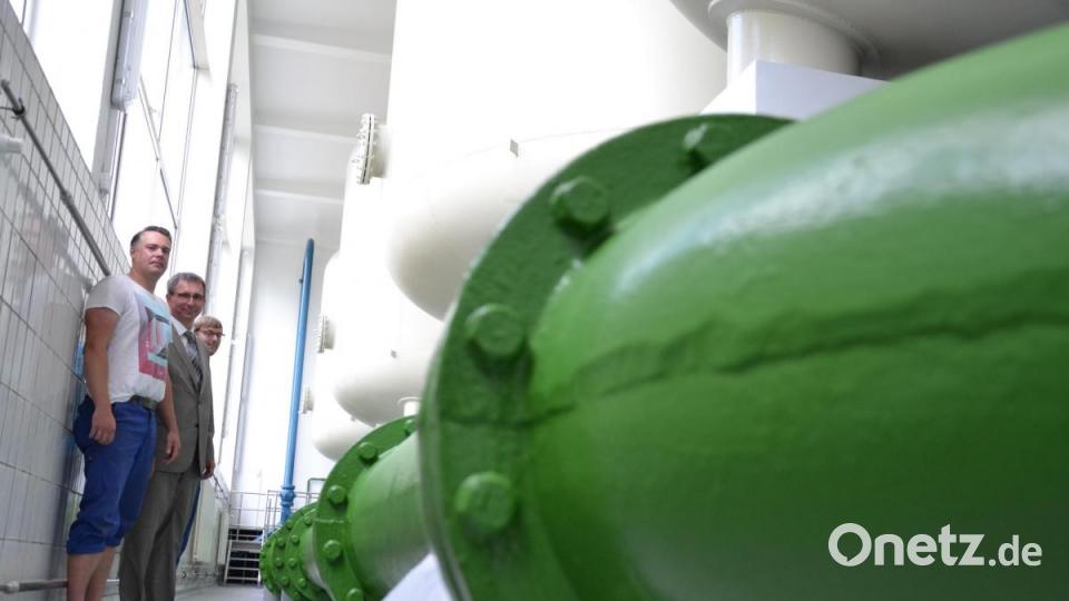 Im Wasserwerk Engelsdorf wird das Trinkwasser aus der Engelsdorfer Senke gesammelt und zu den Trinkwasserspeichern in der Stadt gepumpt. Bild: upl