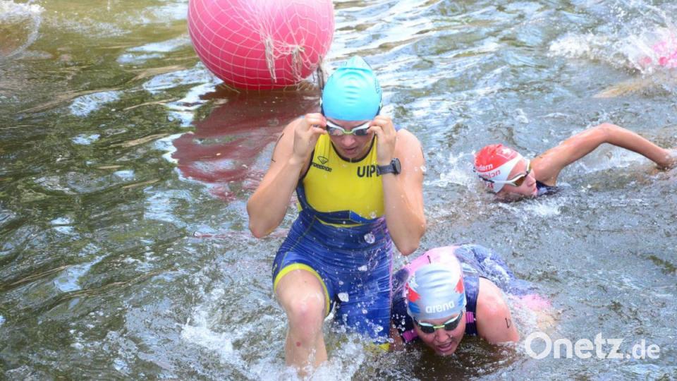 Für die Youth Olympic Games 2022 soll im modernen Fünfkampf ein neuer Wettkampfmodus eingeführt werden. Der wurde am Freitag und Samstagvormittag nach Probeläufen in Frankreich und Ägypten nun auch in Weiden getestet. Bild: Kunz