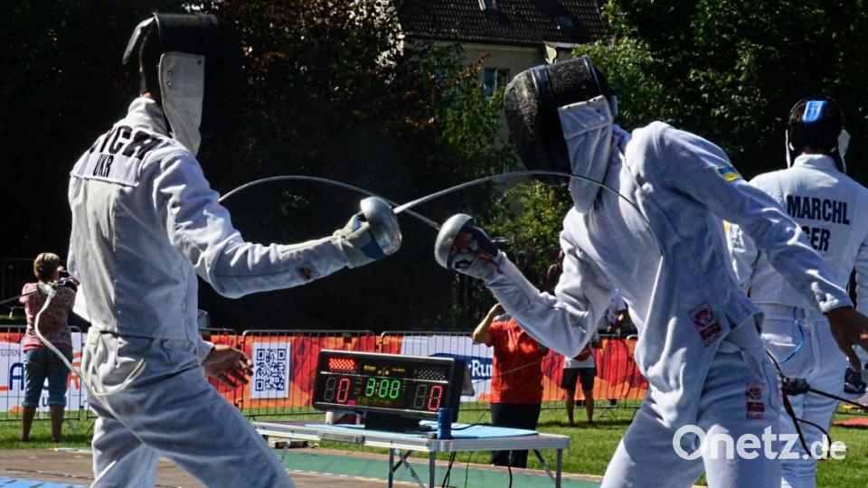 Für die Youth Olympic Games 2022 soll im modernen Fünfkampf ein neuer Wettkampfmodus eingeführt werden. Der wurde am Freitag und Samstagvormittag nach Probeläufen in Frankreich und Ägypten nun auch in Weiden getestet. Bild: Kunz