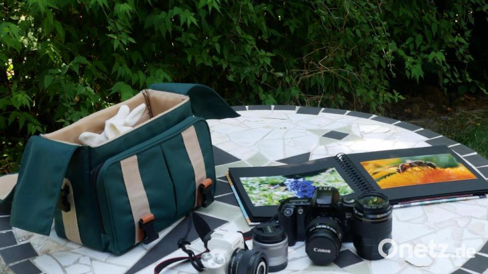 Das Equipment der jungen Hobby-Fotografin. Bild: tr