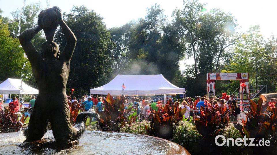 Eine Erfrischungspause. Bild: Kunz