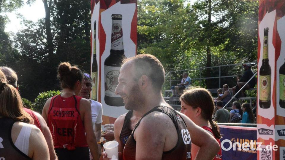 Eine Erfrischungspause. Bild: Kunz