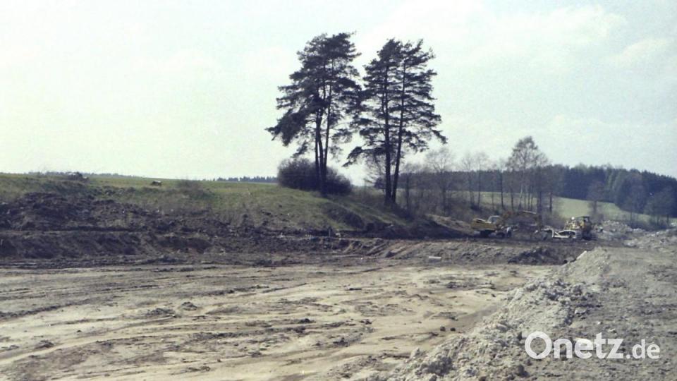 Das Anlegen des Thumsenreuther Erlenweihers war ein Kraftakt. Repro: Stefan Hiller/exb
