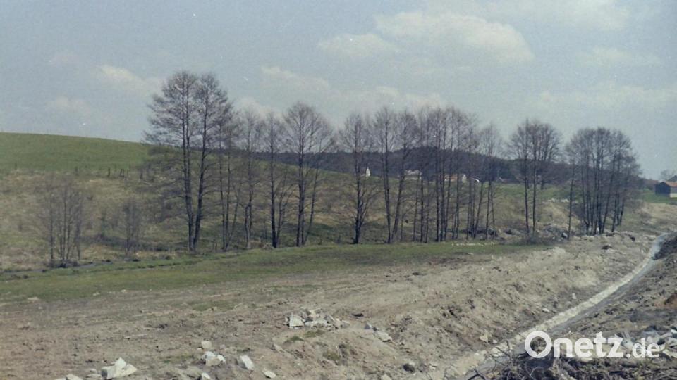 Das Anlegen des Thumsenreuther Erlenweihers war ein Kraftakt. Repro: Stefan Hiller/exb