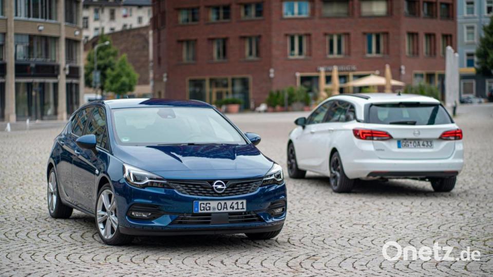 Die ersten Fahraufnahmen des neuen Opel Astra. Bild: Opel