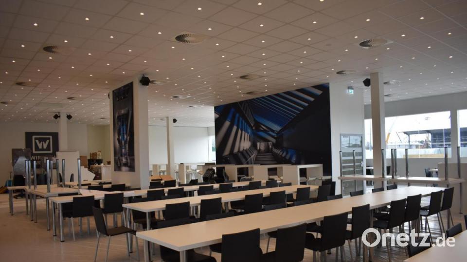 In dem Gebäude der Wirtgen Group gibt es auch ein eigenes Restaurant. Bild: lue
