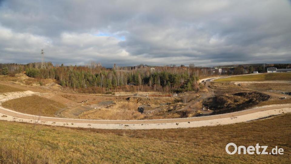 Der ehemalige Irlacher Weiher wird zum Pumpensumpf für das eigentliche Westfeld. Bild: Gerhard Götz