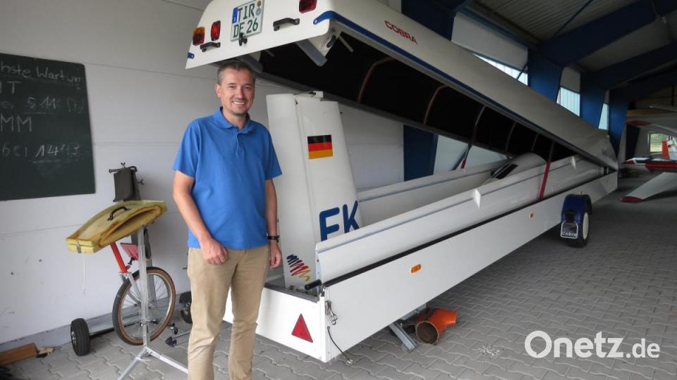 Zum Rücktransport der Segelflieger gibt es spezielle Autoanhänger, wo die Flugzeuge zerlegt auf kleinstem Raum bestens transportiert werden können. Bild: ubb