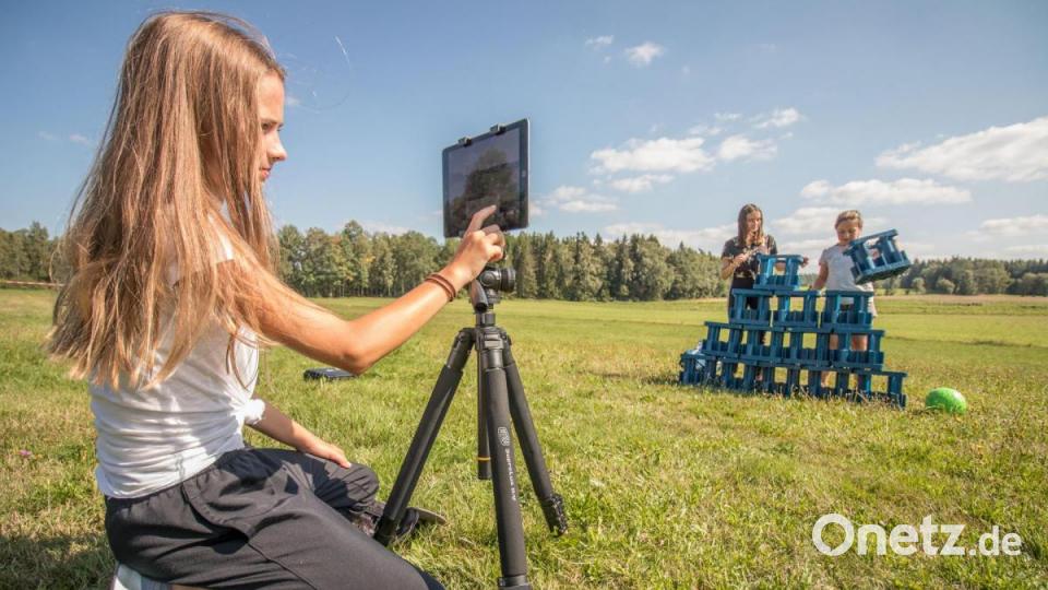 Mit einer Vielzahl von Aktionen wurde auch das Zeltlager „Large“ gestaltet, etwa mit einem Fotoworkshop. Bild: dtr