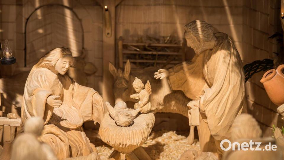 Ein Engelchen begrüßt den Sohn Gottes. Bild: jr