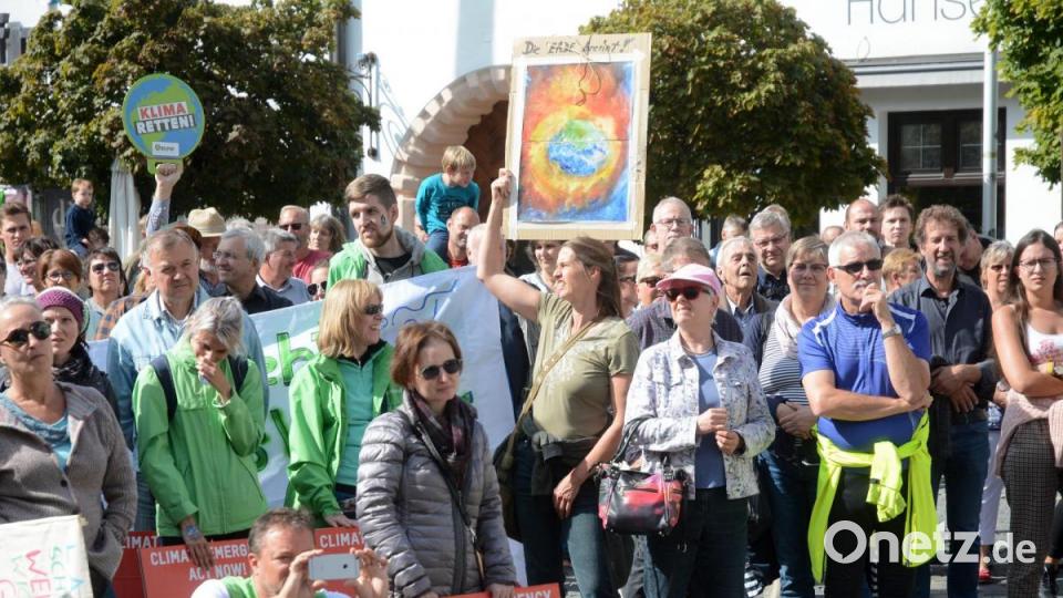 Demo zum Weltklimastreiktag in Weiden. Bild: Gabi Schönberger