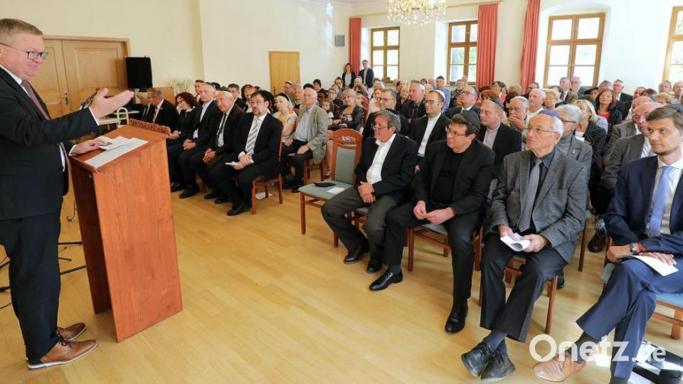 125 Jahre Israelitische Kultusgemeinde Amberg. Bild: Wolfgang Steinbacher