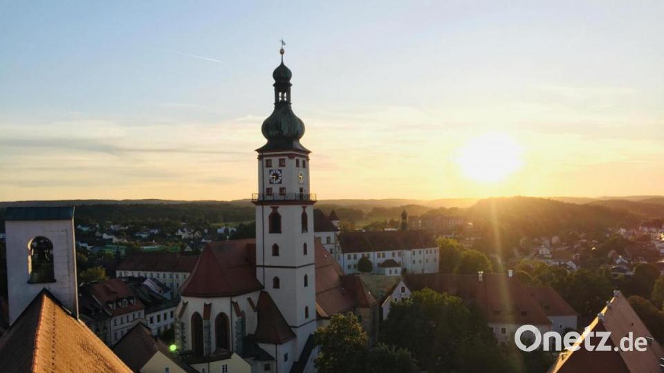 Herrlich, der Sonnenuntergang vom Turm der Christuskriche beobachtet (Foto: CP). Bild: mfh