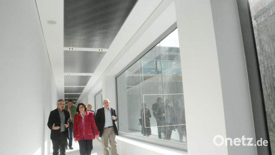 Der Weg zum Center führt auch über das Parkhaus. Hier laufen noch diverse Arbeiten. Bild: Gabi Schönberger
