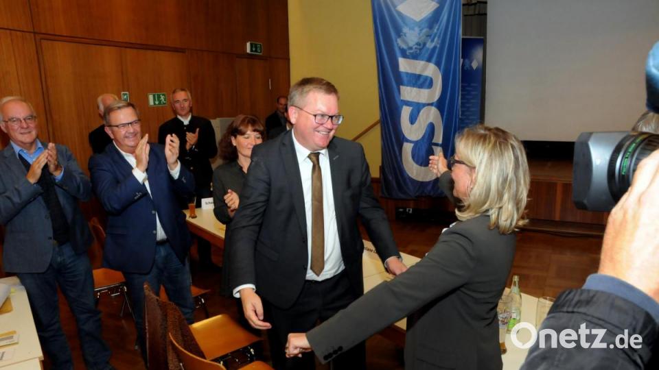 Nominierung von Michael Cerny als OB-Kandidat der Amberger CSU Bild: Stephan Huber
