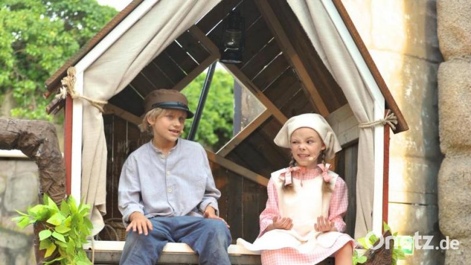 Das Familienstück: "Michel in der Suppenschüssel". Bild: Landestheater Oberpfalz