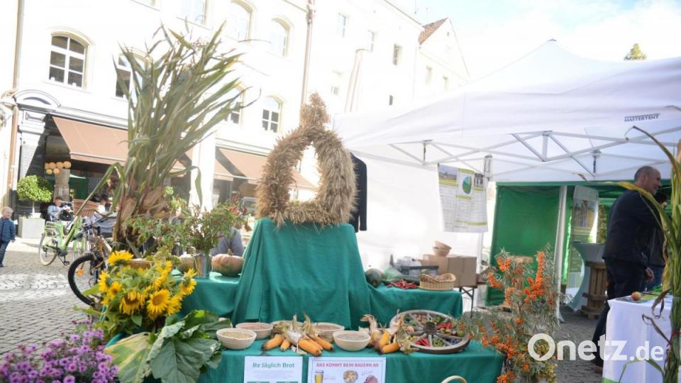 Erntedank spielte ebenfalls eine Rolle beim Markt. Bild: Andreas Brückmann