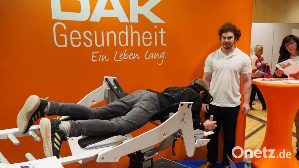 Flugsimulator für Gleichgewichtsübungen. Bild: Bühner