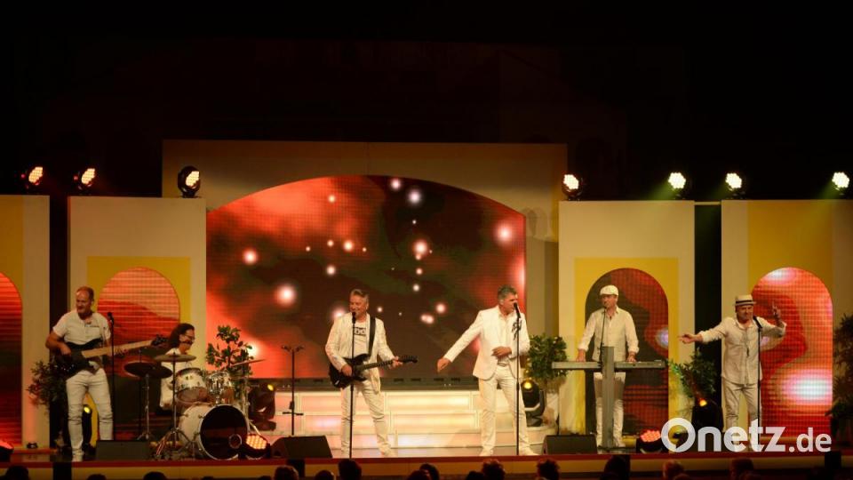 Die Paldauer bei ihrem Auftritt in Amberg. Bild: Andreas Brückmann