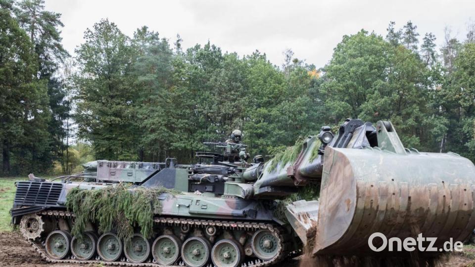 Brigadeübung Panzerbrigade 12 Oberpfalz an der Naab bei Wernberg Bild: hbe