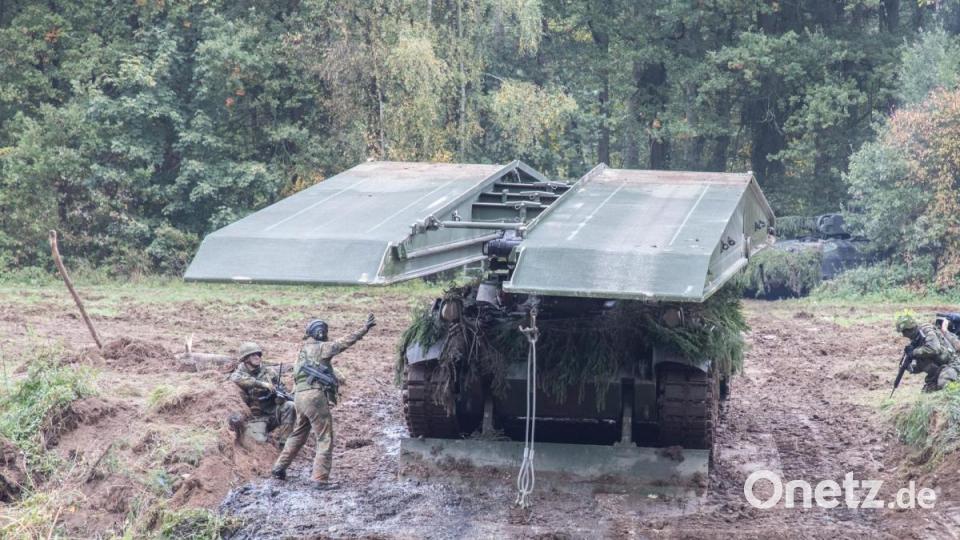 Brigadeübung Panzerbrigade 12 Oberpfalz an der Naab bei Wernberg Bild: hbe