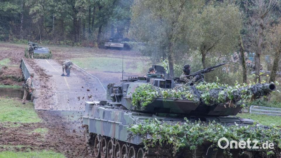 Brigadeübung Panzerbrigade 12 Oberpfalz an der Naab bei Wernberg Bild: hbe