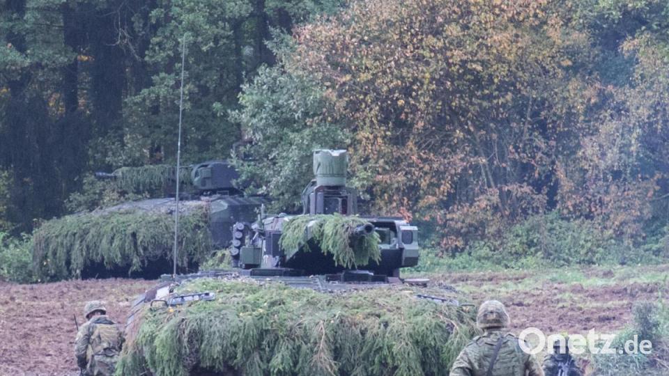Brigadeübung Panzerbrigade 12 Oberpfalz an der Naab bei Wernberg Bild: hbe