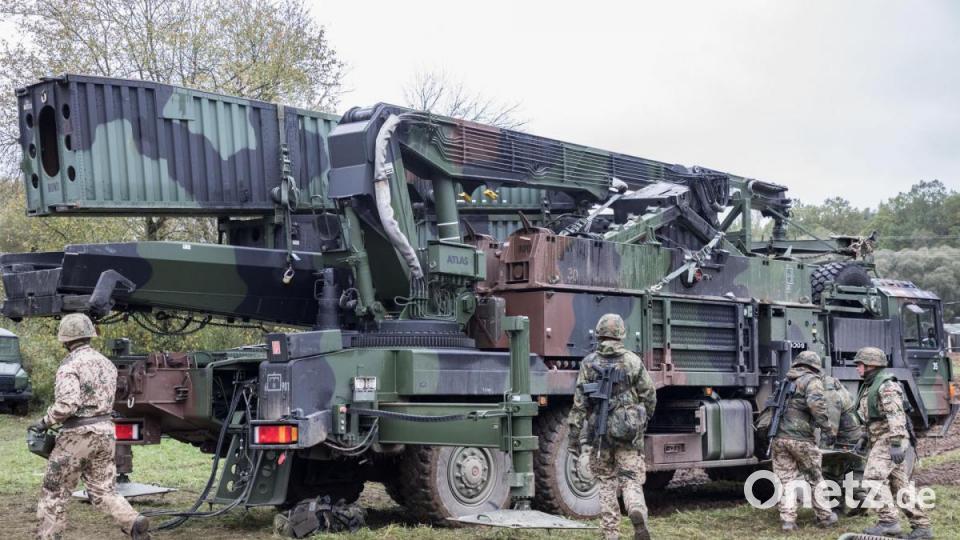 Brigadeübung Panzerbrigade 12 Oberpfalz an der Naab bei Wernberg Bild: hbe
