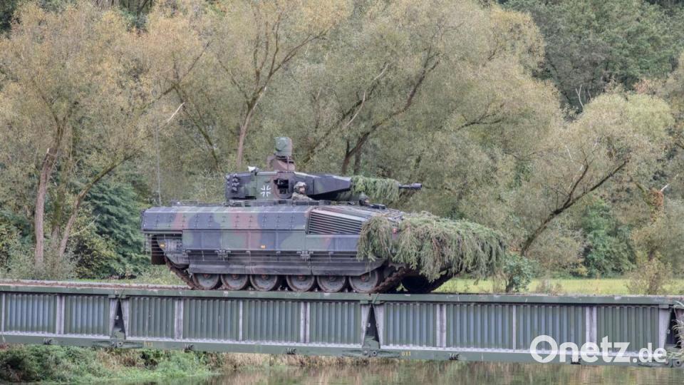 Brigadeübung Panzerbrigade 12 Oberpfalz an der Naab bei Wernberg Bild: hbe