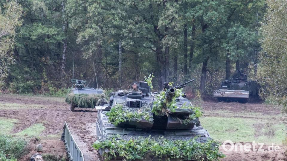 Brigadeübung Panzerbrigade 12 Oberpfalz an der Naab bei Wernberg Bild: hbe