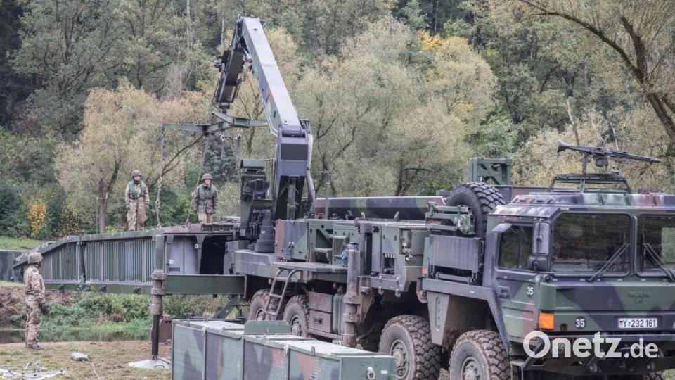 Brigadeübung Panzerbrigade 12 Oberpfalz an der Naab bei Wernberg Bild: hbe