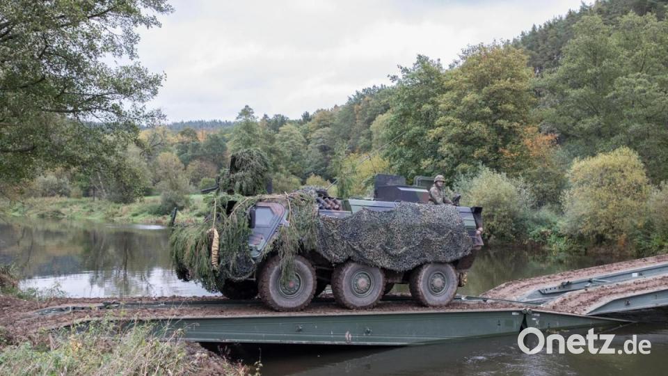 Brigadeübung Panzerbrigade 12 Oberpfalz an der Naab bei Wernberg Bild: hbe