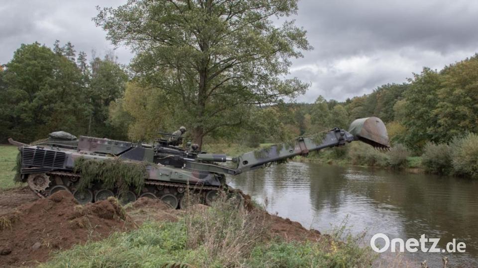 Brigadeübung Panzerbrigade 12 Oberpfalz an der Naab bei Wernberg Bild: hbe
