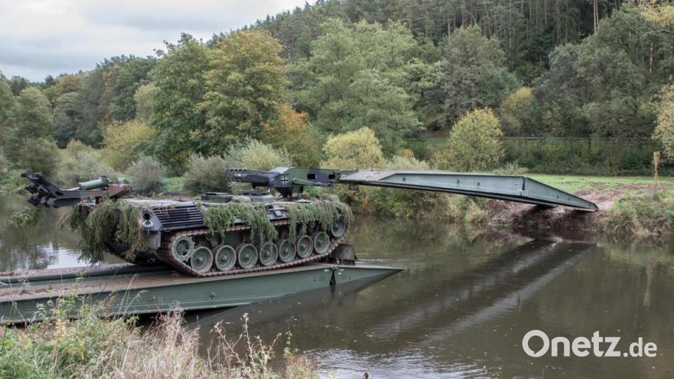 Brigadeübung Panzerbrigade 12 Oberpfalz an der Naab bei Wernberg Bild: hbe