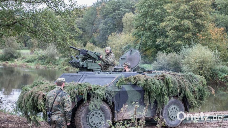 Brigadeübung Panzerbrigade 12 Oberpfalz an der Naab bei Wernberg Bild: hbe