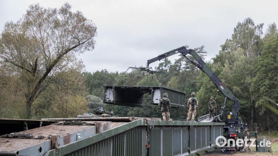 Brigadeübung Panzerbrigade 12 Oberpfalz an der Naab bei Wernberg Bild: hbe