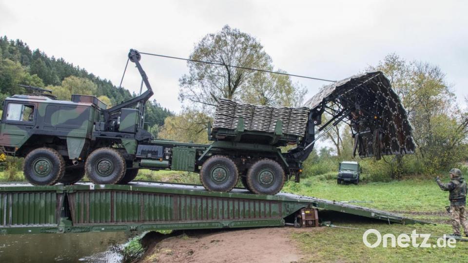 Brigadeübung Panzerbrigade 12 Oberpfalz an der Naab bei Wernberg Bild: hbe
