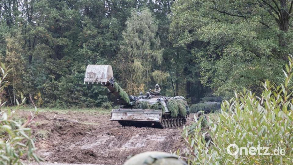 Brigadeübung Panzerbrigade 12 Oberpfalz an der Naab bei Wernberg Bild: hbe