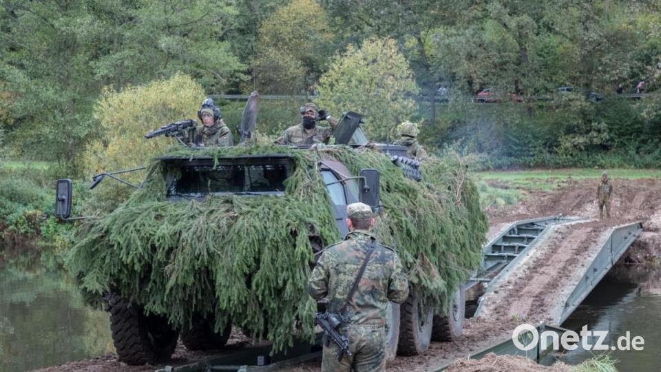 Brigadeübung Panzerbrigade 12 Oberpfalz an der Naab bei Wernberg Bild: hbe