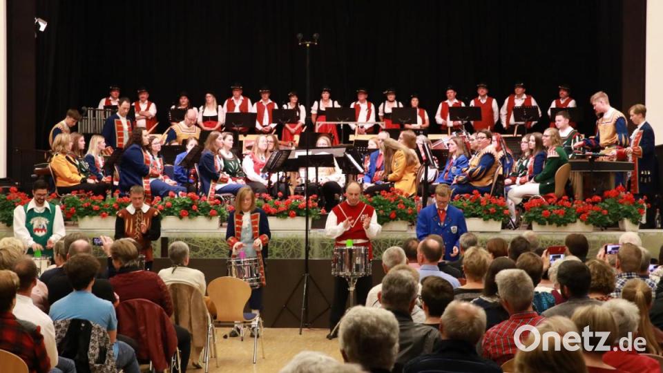 Das Nordbayerische Spielleuteorchester glänzte unter anderem mit Uraufführungen. Bild: njn