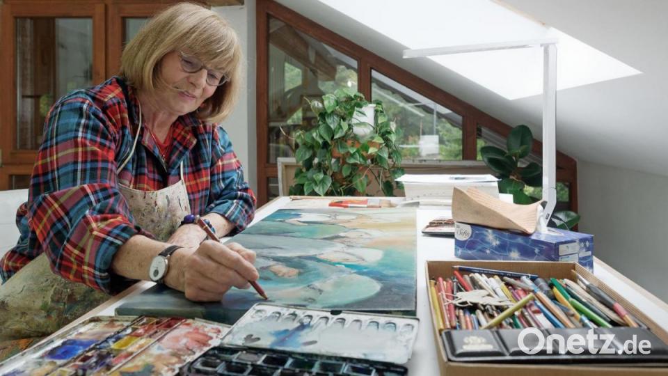 Inge Posorski ist eine vielseitige Künstlerin aus Neusorg. Bild: tr