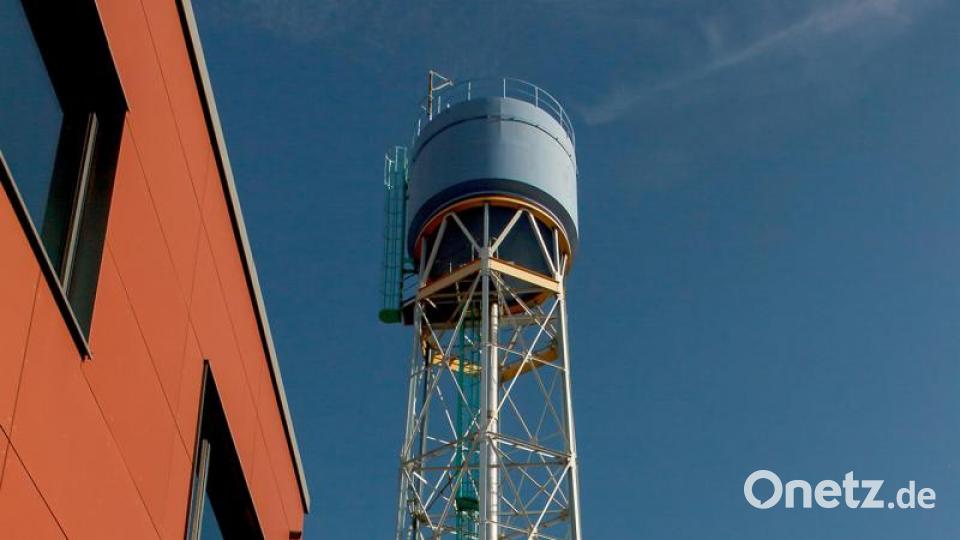 Auch an Wasserturm und Technikgebäude führte der Besucherweg vorbei. Bild: sus