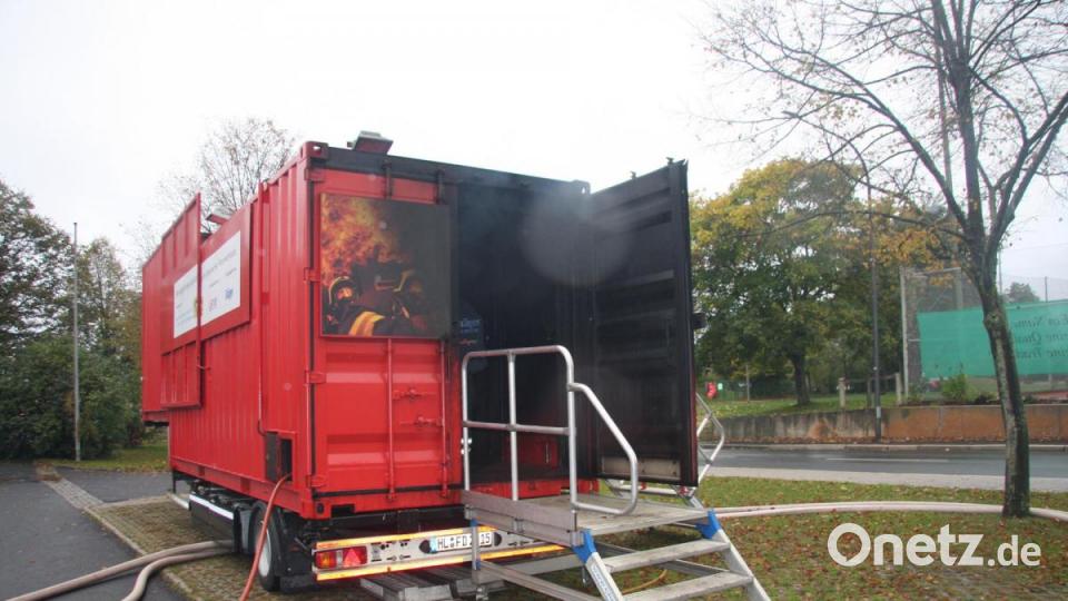 Der Brandübungscontainer dient der effizienten Ausbildung der Atemschutzträger. Bild: wro