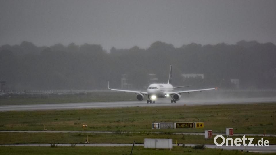 Der Lufthansa-Airbus A320 &quot;Weiden in der Oberpfalz&quot; beim Startlauf des Auslieferungsfluges mit der Nummer LH9922. Bild: Christian Luke Mühlich