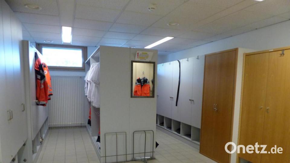 Der neue Umkleide-Bereich. Bild: anv