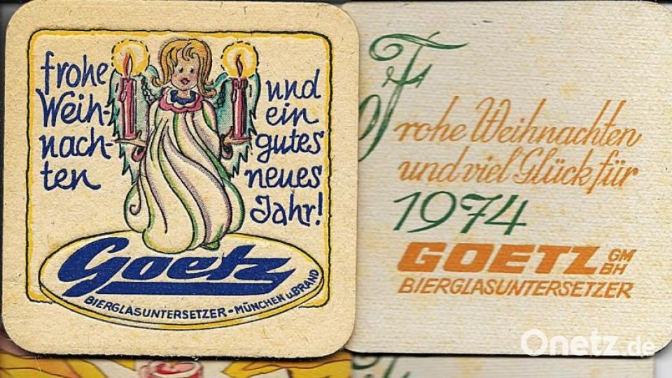 So wünschte die Goetz GmbH Bier- und Limotrinkern ein frohes Weihnachtsfest und alles Gute um Neuen Jahr. Bild: ld
